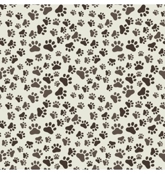 Dog Paw Print Seamless anilams pattern Dog Paw Print Seamless anilams pattern vector image