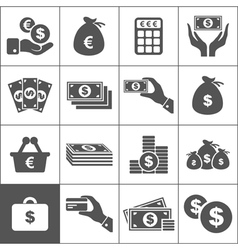 Money an icon vector image