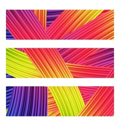 Abstract Banners vector image