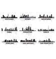 City skyline vector image
