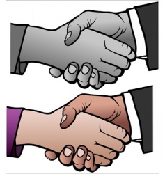 Handshake vector image