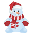 Snowman vector image