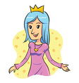 Miss Princess vector image