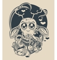A cute little creature vector image