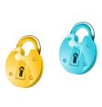 Lock icon vector image