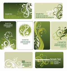 Business card templates vector image