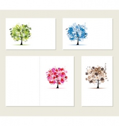 Business cards vector image