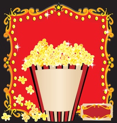 Movie birthday party vector image