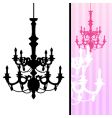 Chandelier vector image
