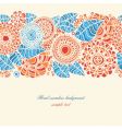 Floral seamless background vector image