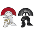 Roman helmet vector image