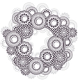 Floral background vector image