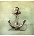 Anchor old-style vector image