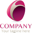 Abstract Stone Logo PURPLE vector image