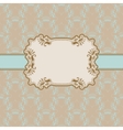 Template frame design for greeting card vector image