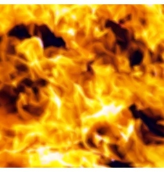 Burn flame fire seamless background vector image