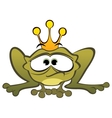 Depressed frog vector image