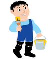 House painter vector image