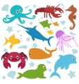 Sea life vector image