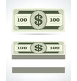 Dollars money vector image