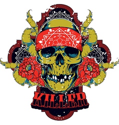Skull vector image