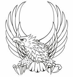 Eagle vector image