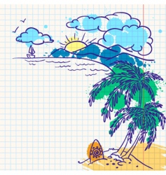 Summer vector image