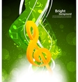 Background with g-clef vector image