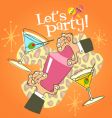 Cocktail party vector image