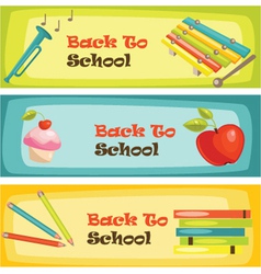 Back to school vector image