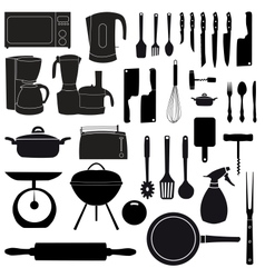 Kitchen tools for cooking vector image