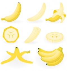 Banana vector image