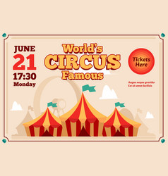 Circus frame Royalty Free Vector Image - VectorStock