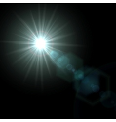 Light flare special effect vector image