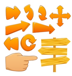 Abstract arrows vector image