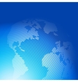 Abstract background with a map of the world vector image