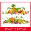 Fruit and vegetables vector image