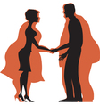 Dieting couple vector image