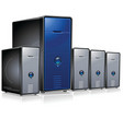 Servers vector image