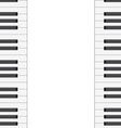 Music background with piano keys vector image