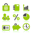 Business Icons vector image