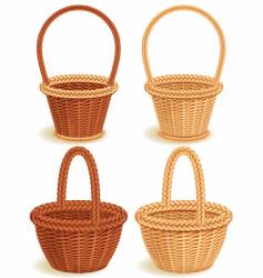 Baskets vector image