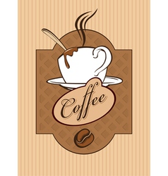 Chocolate coffee vector image