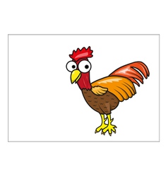 Chicken cartoon vector image
