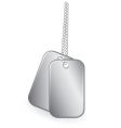 Identity tags vector image