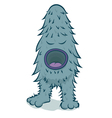 Blue monster vector image
