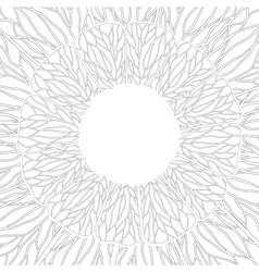 Circle ornament ornamental round lace vector image