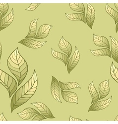 Leaves Seamless stylish pattern vector image