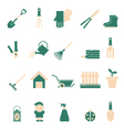 Garden icons vector image