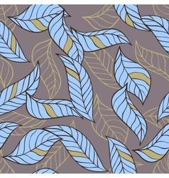 Leaves Seamless stylish pattern vector image